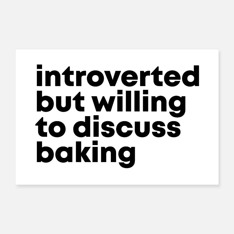 Baking Poster 24" x 16" (60x40 cm)
