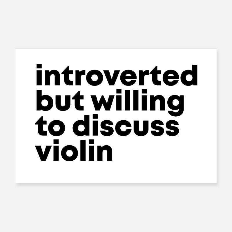 violon Poster 60 x 40 cm