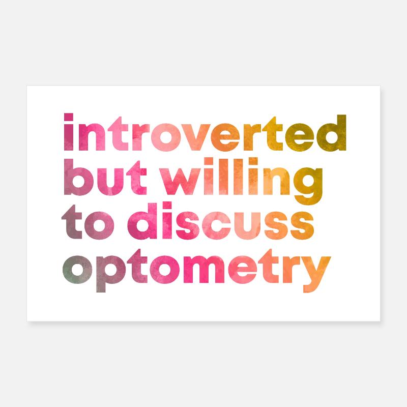 Optometry Poster 24" x 16" (60x40 cm)