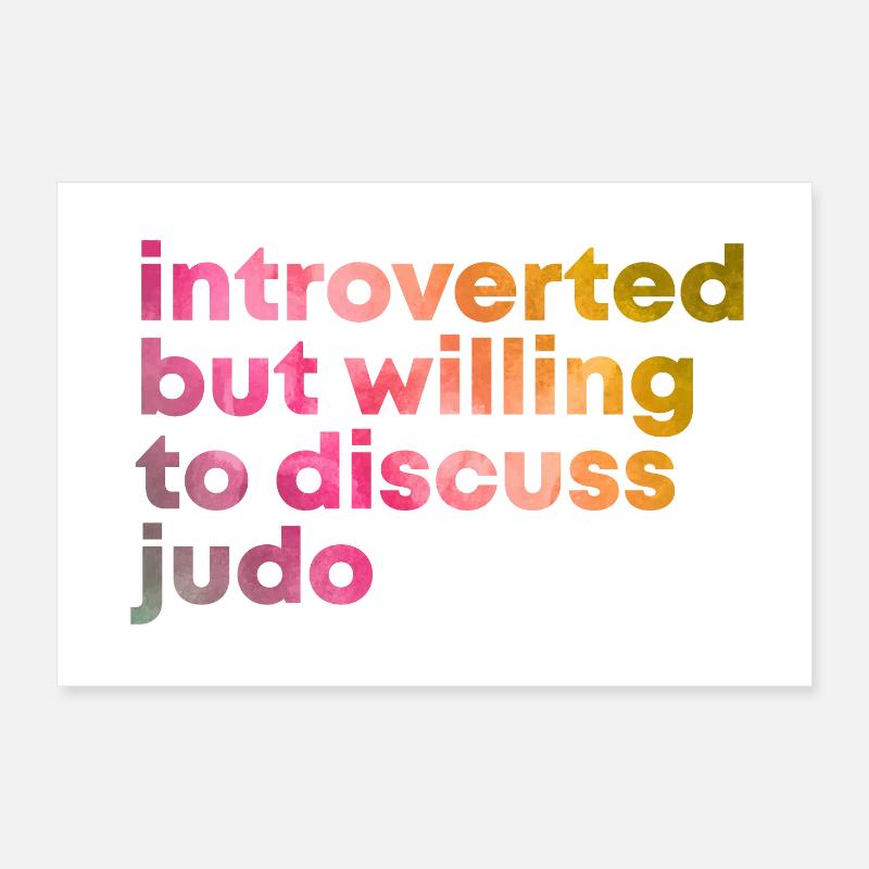 Judo Poster 60x40 cm