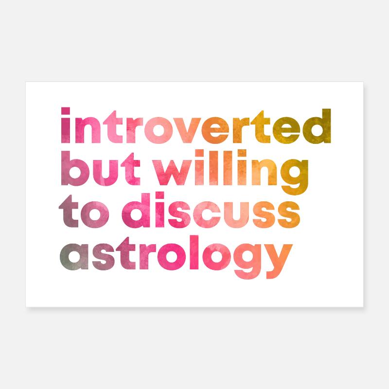 Astrologie Poster 60x40 cm
