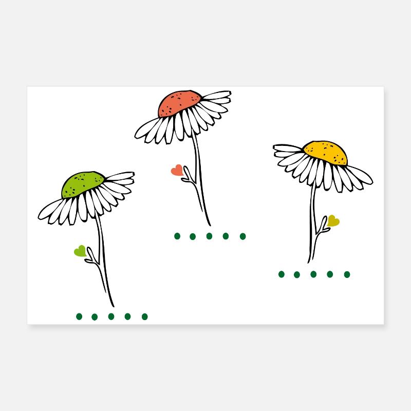 Camomille Poster 60 x 40 cm