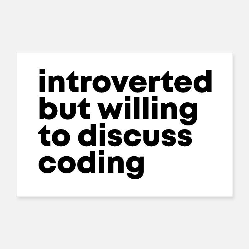 codage Poster 60 x 40 cm