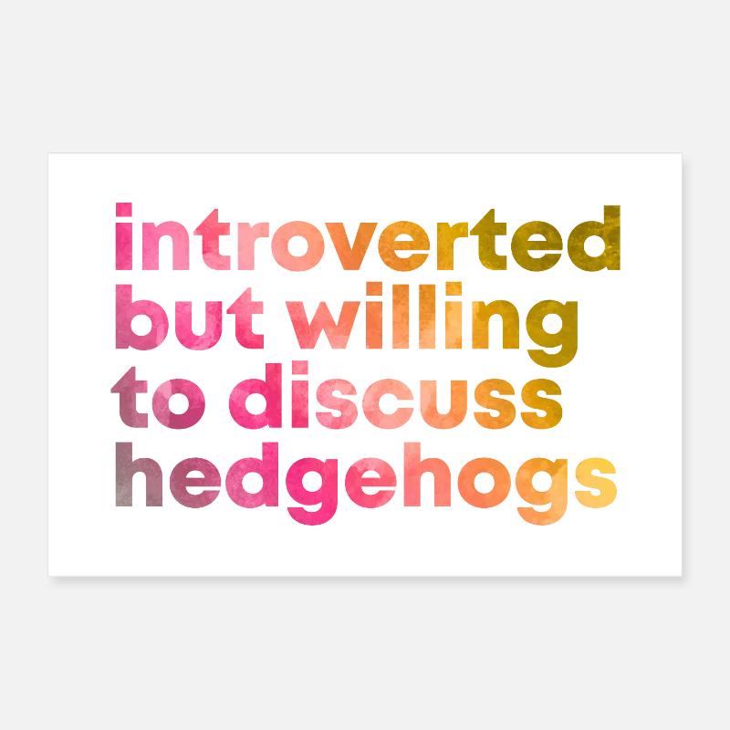 Igel Poster 60x40 cm