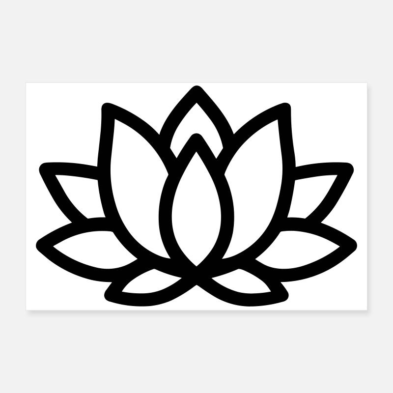 fleur de lotus Poster 60 x 40 cm