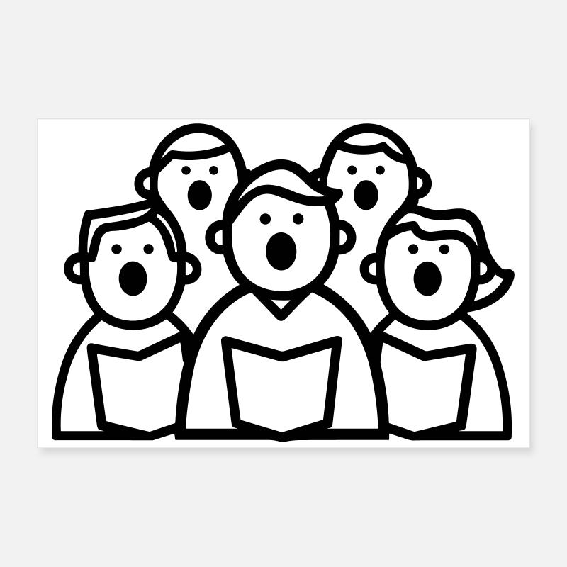 choir Poster 24" x 16" (60x40 cm)