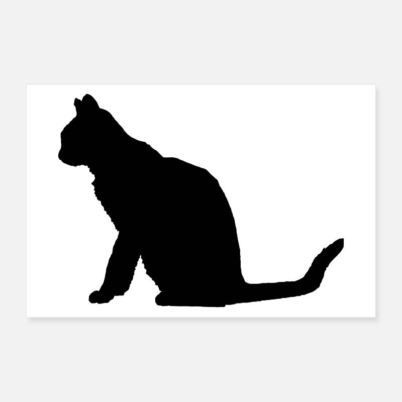 Chat Poster 60 x 40 cm