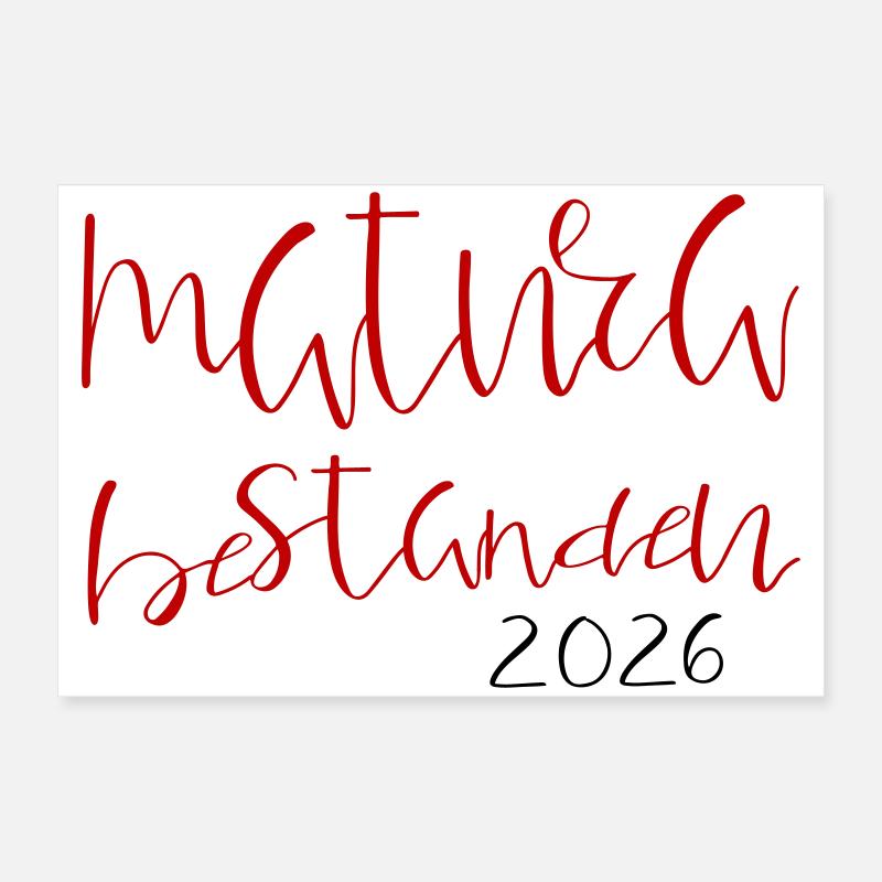 Matura passed Poster 24" x 16" (60x40 cm)