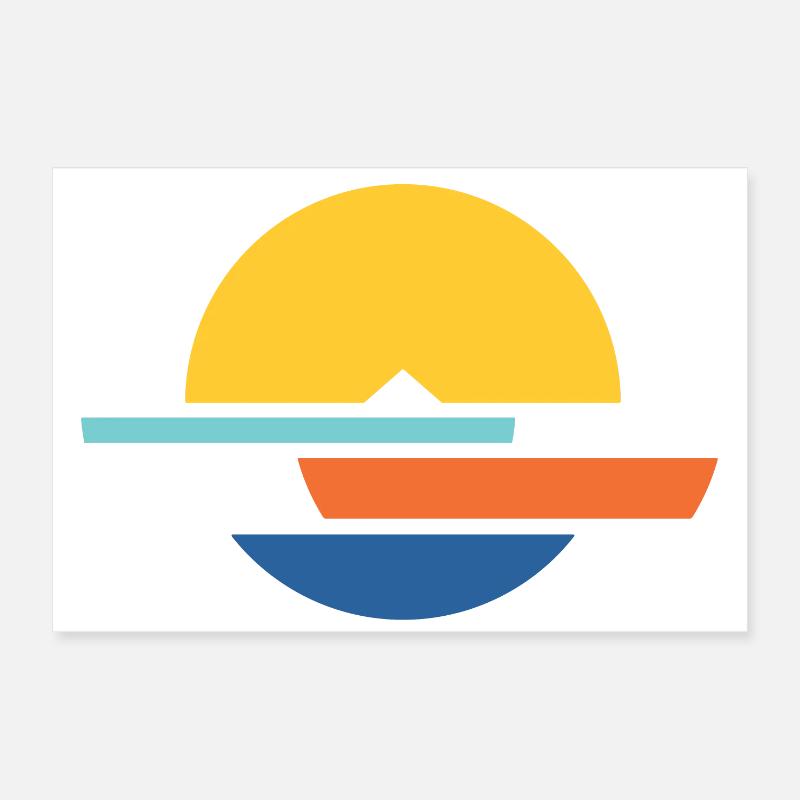 Marcey Zigzag Poster 24" x 16" (60x40 cm)