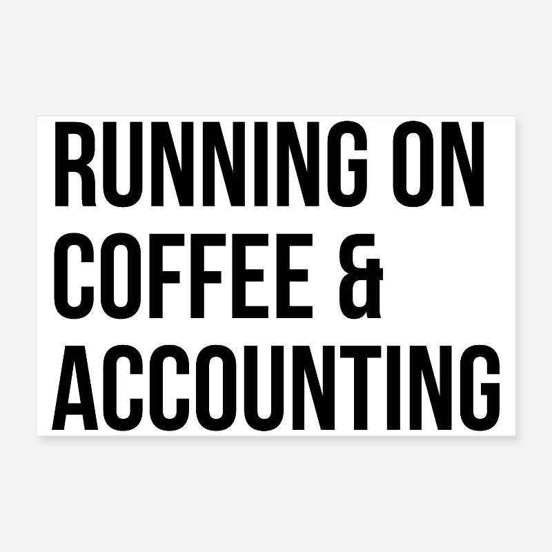 Buchhalter Poster 60x40 cm