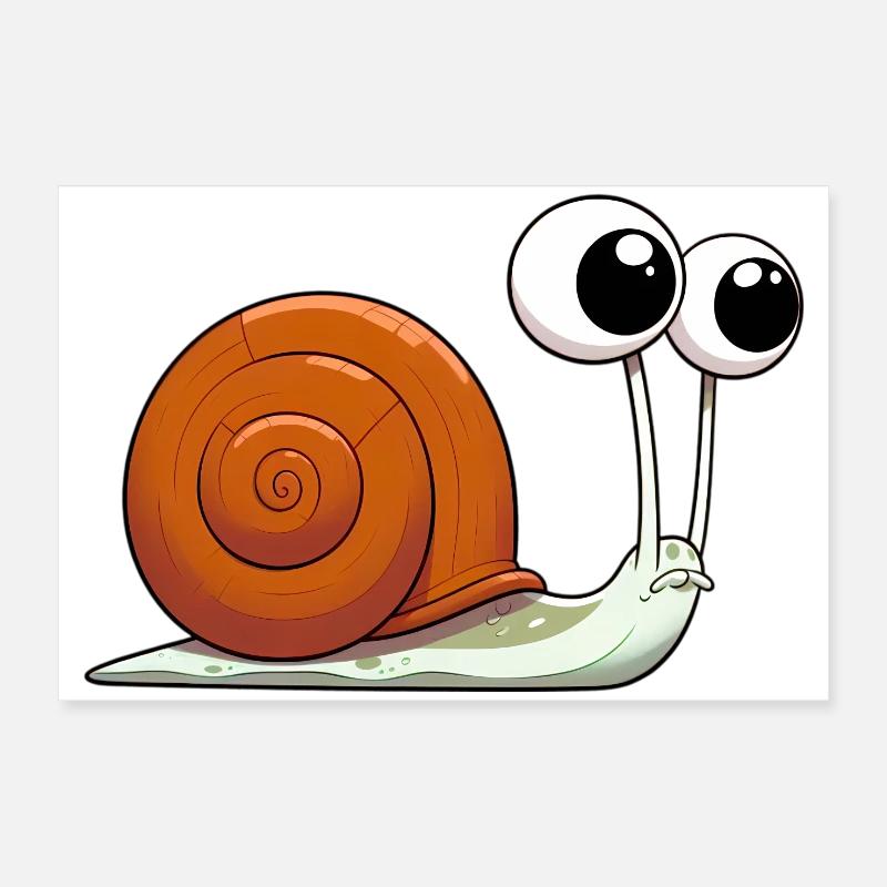 Escargot Poster 60 x 40 cm