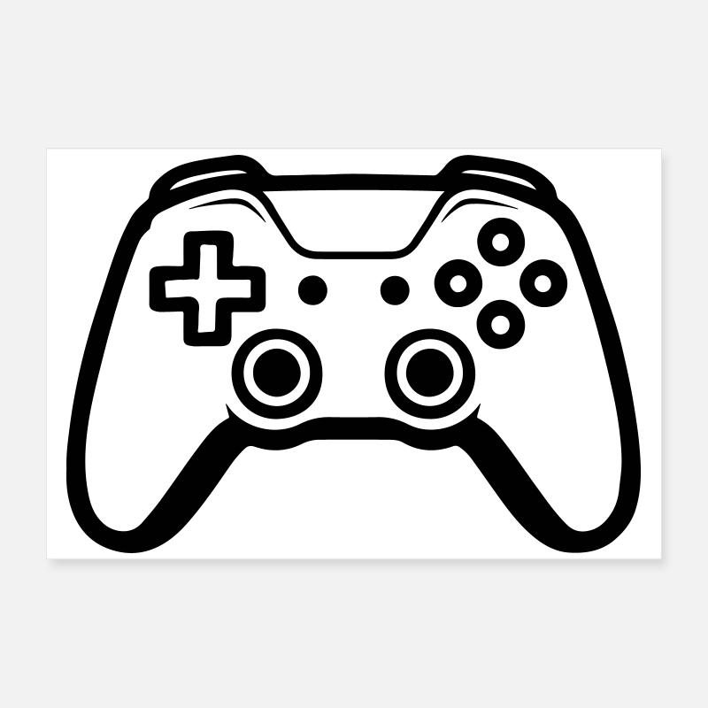 Controller Joypad Gamer Poster 60x40 cm