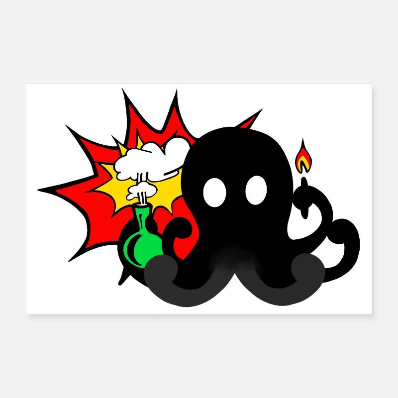 Wissenschafts-Explosion  Poster 60x40 cm