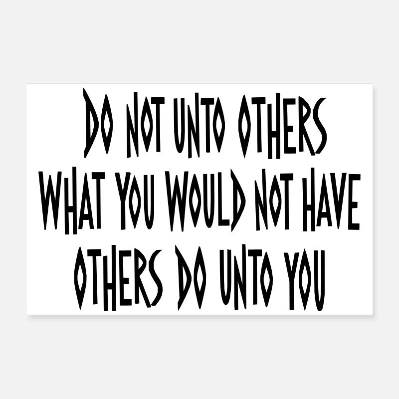 Ne pas... par Cean Poster 60 x 40 cm