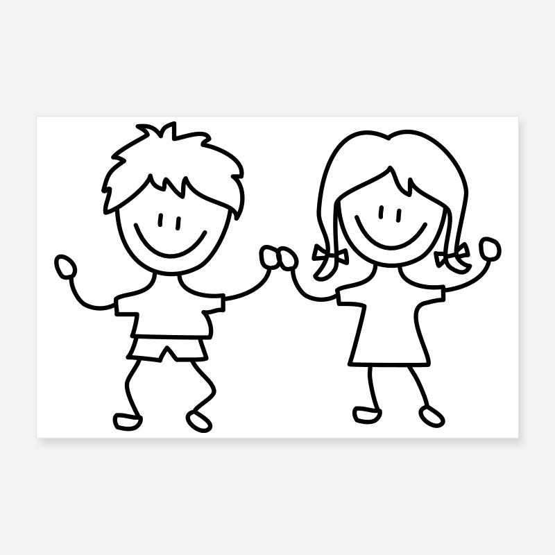 enfant Poster 60 x 40 cm