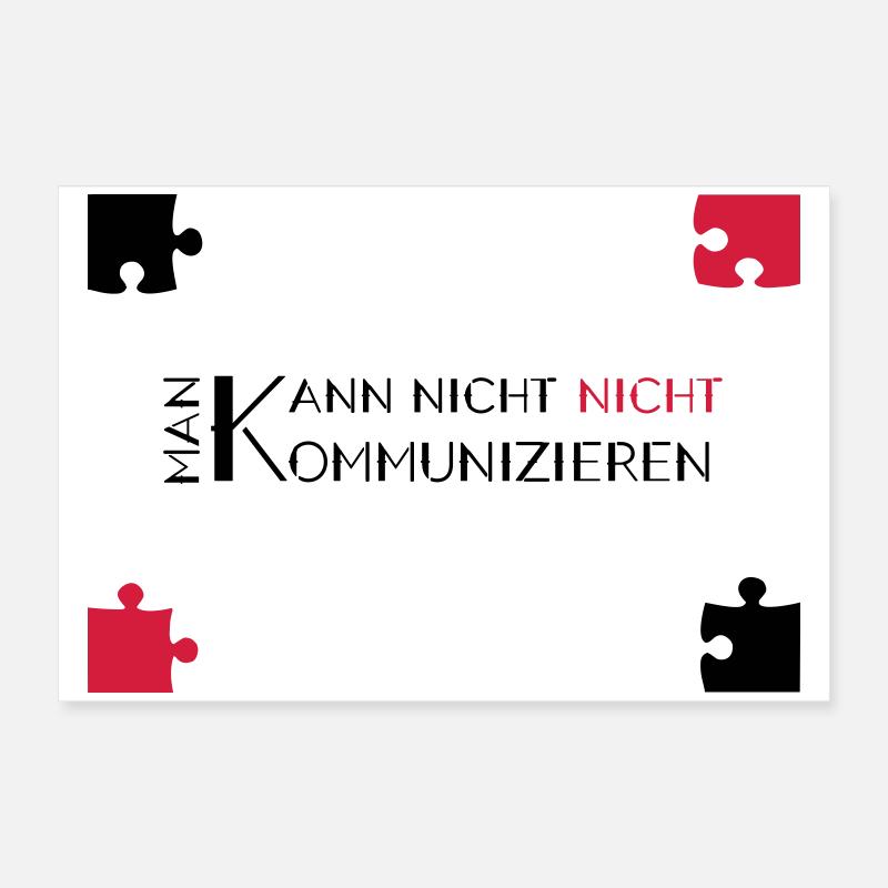 communication watzlawick Poster 60 x 40 cm