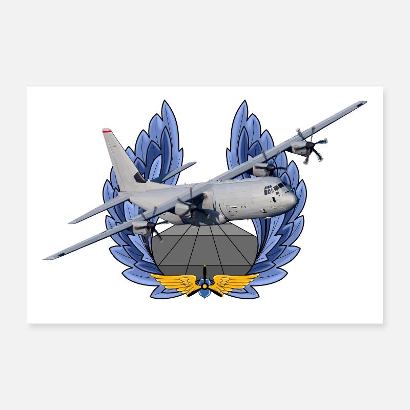 C-130 Poster 24" x 16" (60x40 cm)