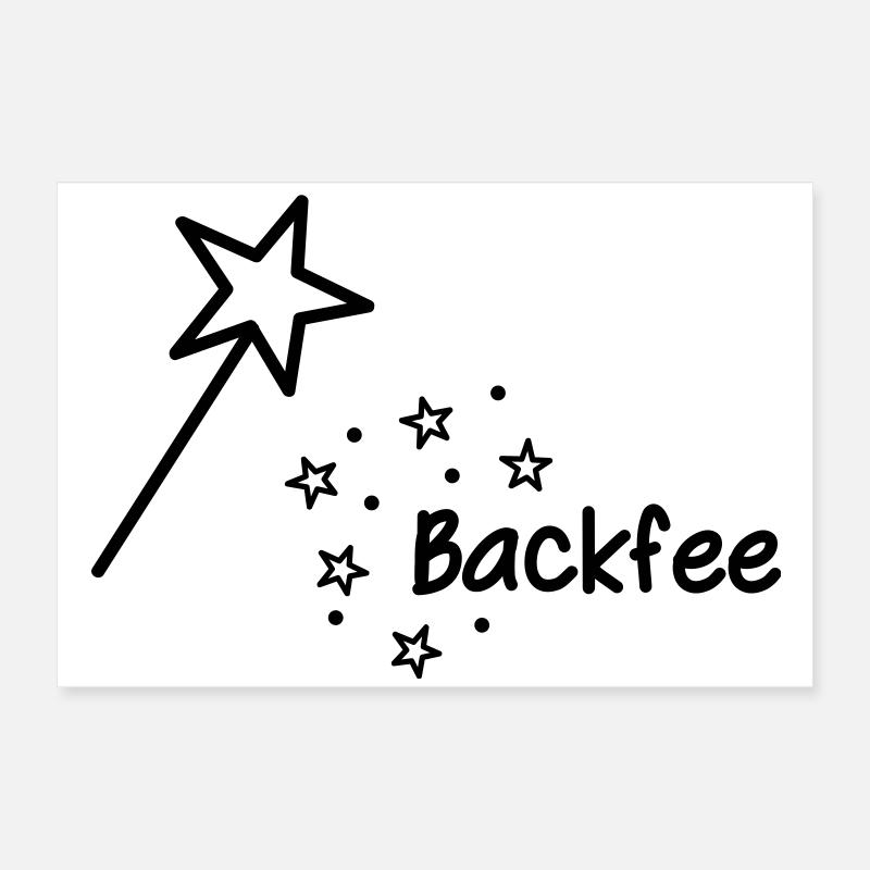 Backfee Poster 60 x 40 cm