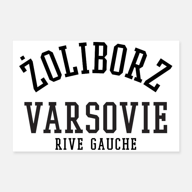 Zoliborz Varsovie Poster 60 x 40 cm