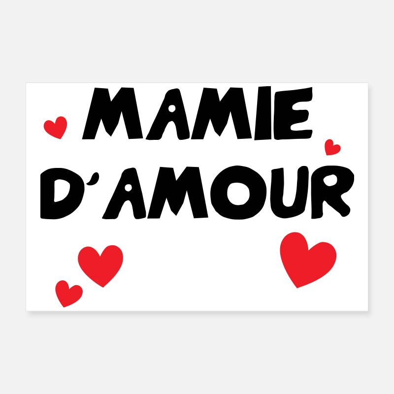 Mamie d'Amour Poster 60 x 40 cm