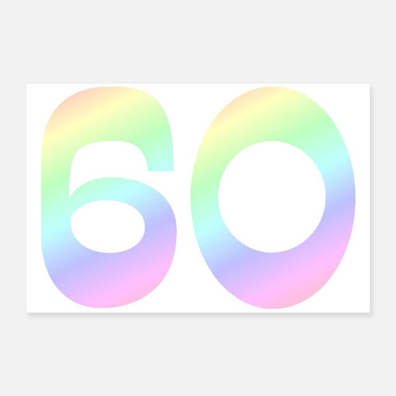 geschenkidee, 60 pastellfarbe Poster 60x40 cm