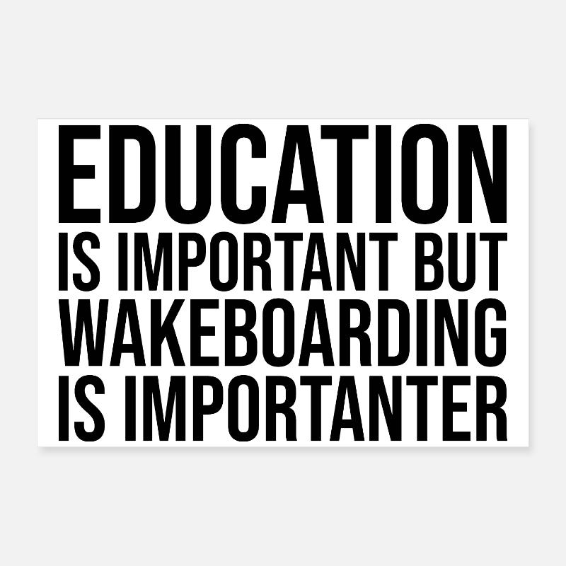 Wakeboard Poster 60x40 cm