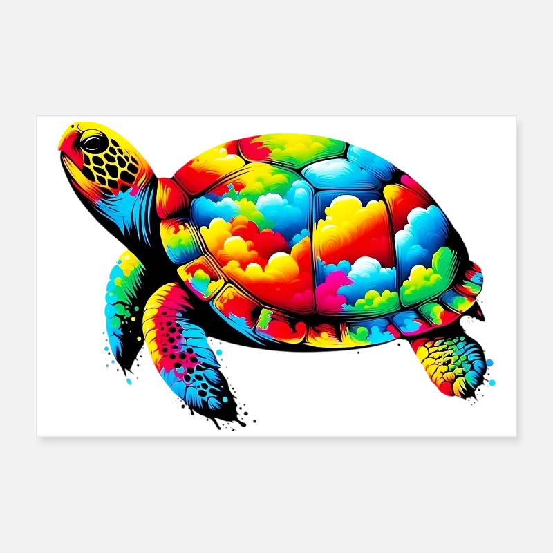 Turtle Poster 24" x 16" (60x40 cm)