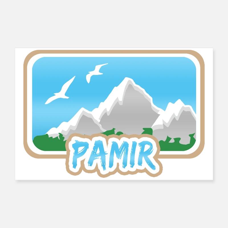 Pamir Poster 24" x 16" (60x40 cm)