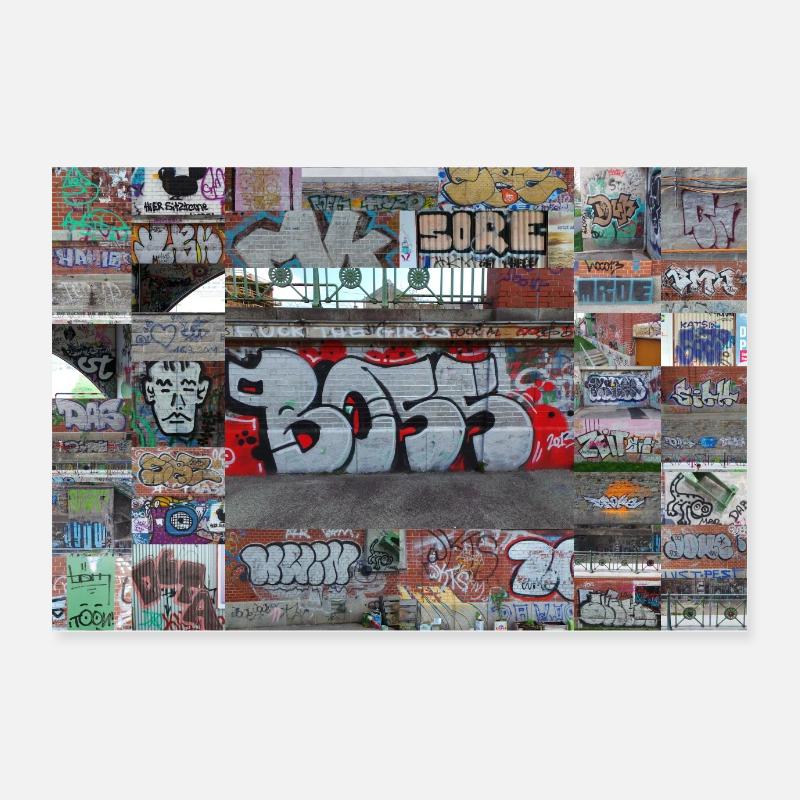 Graffiti Vienna XXVIIIa Poster 24" x 16" (60x40 cm)