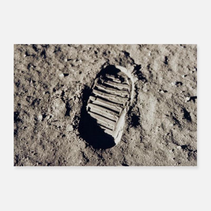 Affiche de la lune Apollo11 Poster 60 x 40 cm