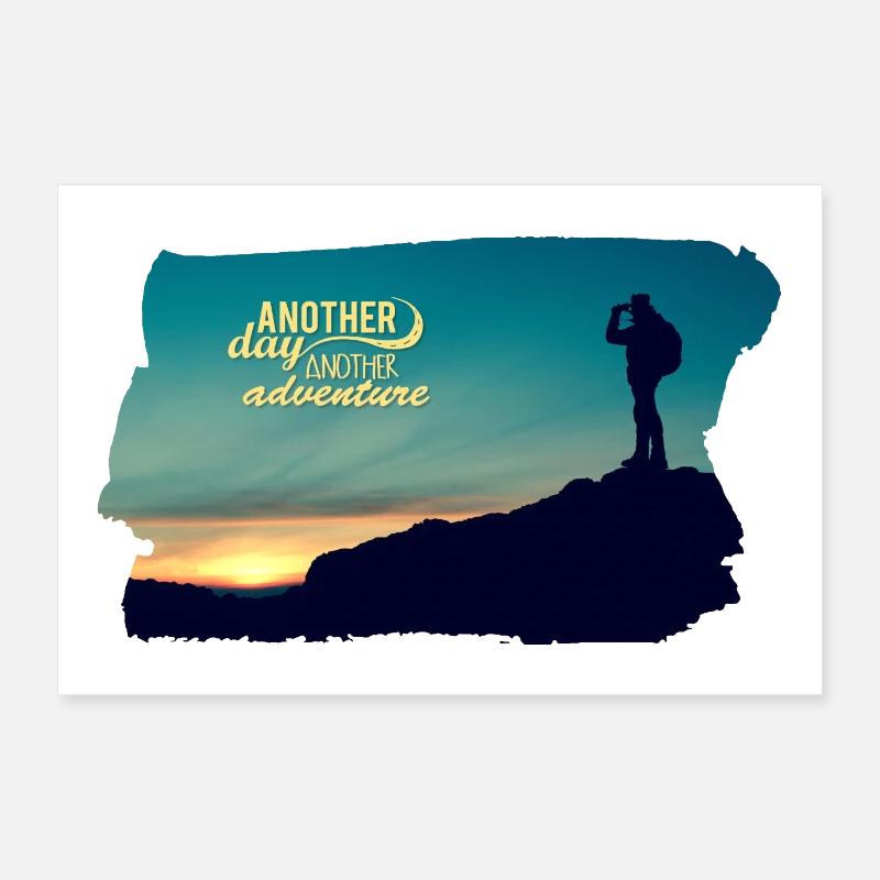 Nouvelles aventures - alpinisme Poster 60 x 40 cm