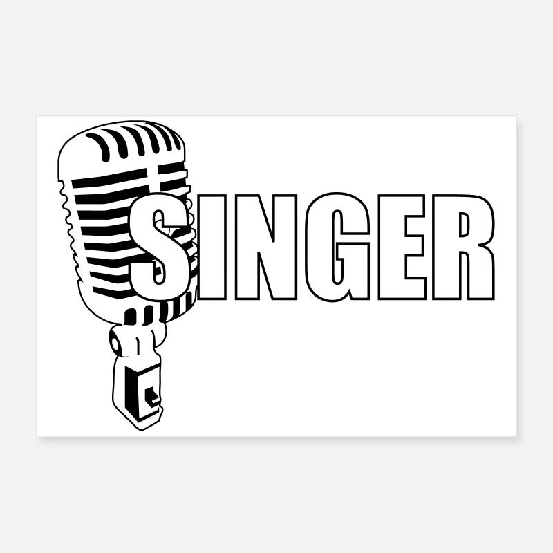 Singer - Music Poster 24" x 16" (60x40 cm)