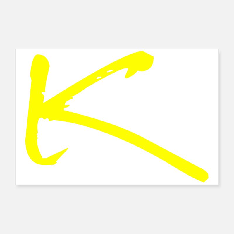 Buchstabe K Poster 60x40 cm