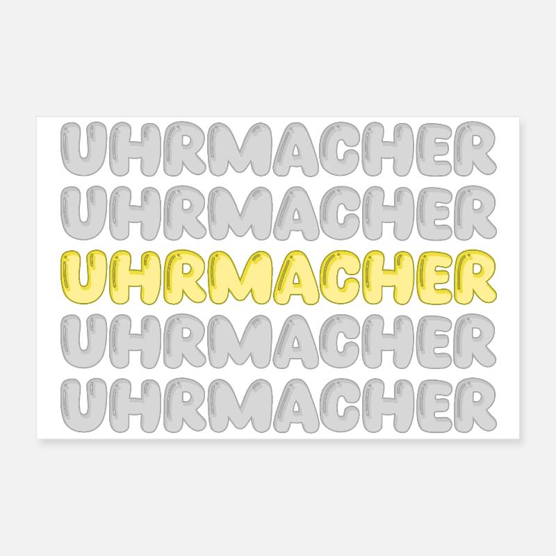 Gift for watchmakers Poster 24" x 16" (60x40 cm)