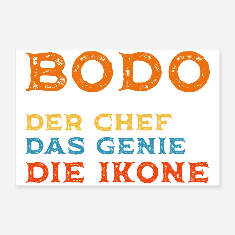 BODO_rustikal_genie_ikone Poster 60x40 cm