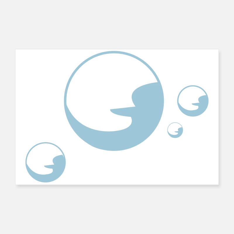 Mousse de bulles de savon Soapbubble Poster 60 x 40 cm