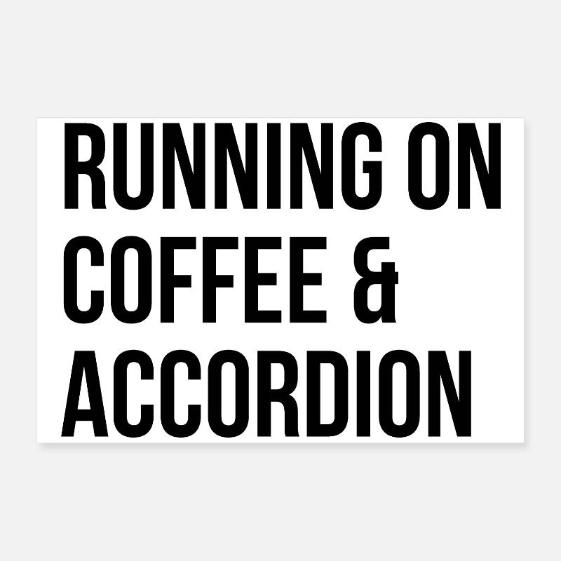 accordéon Poster 60 x 40 cm