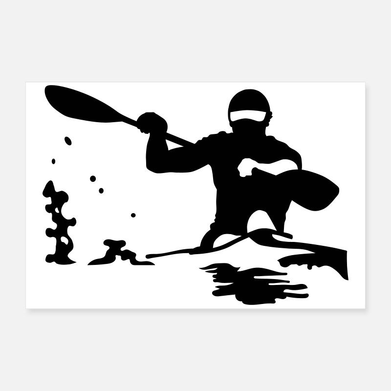Kayak Poster 60 x 40 cm
