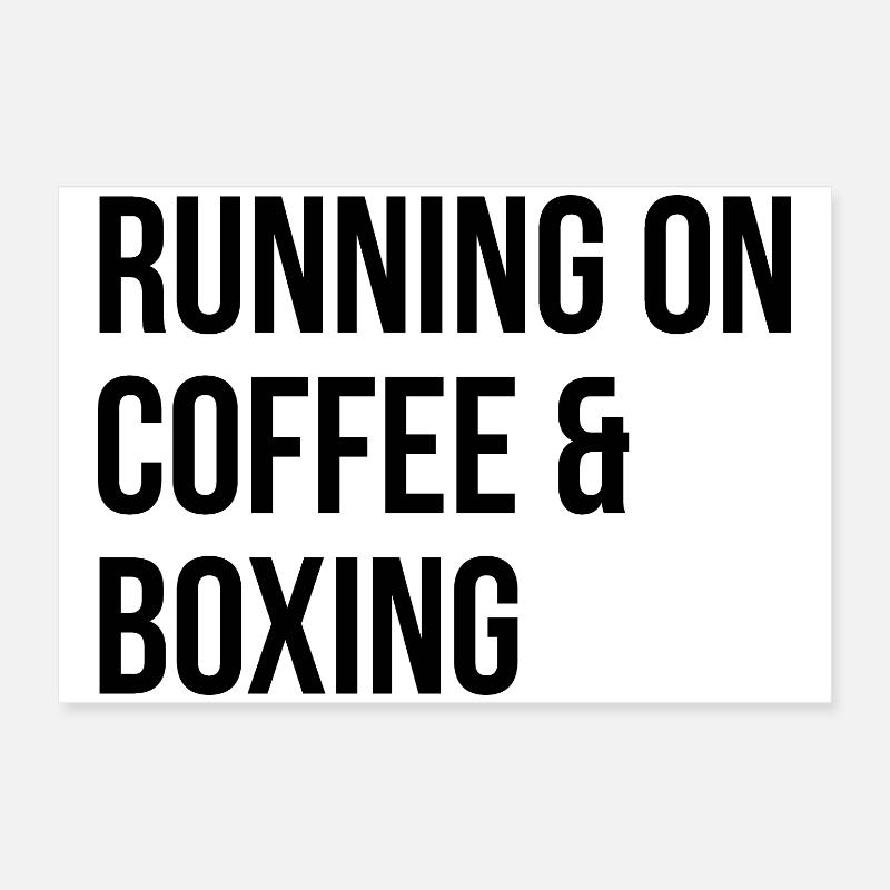 boxe Poster 60 x 40 cm