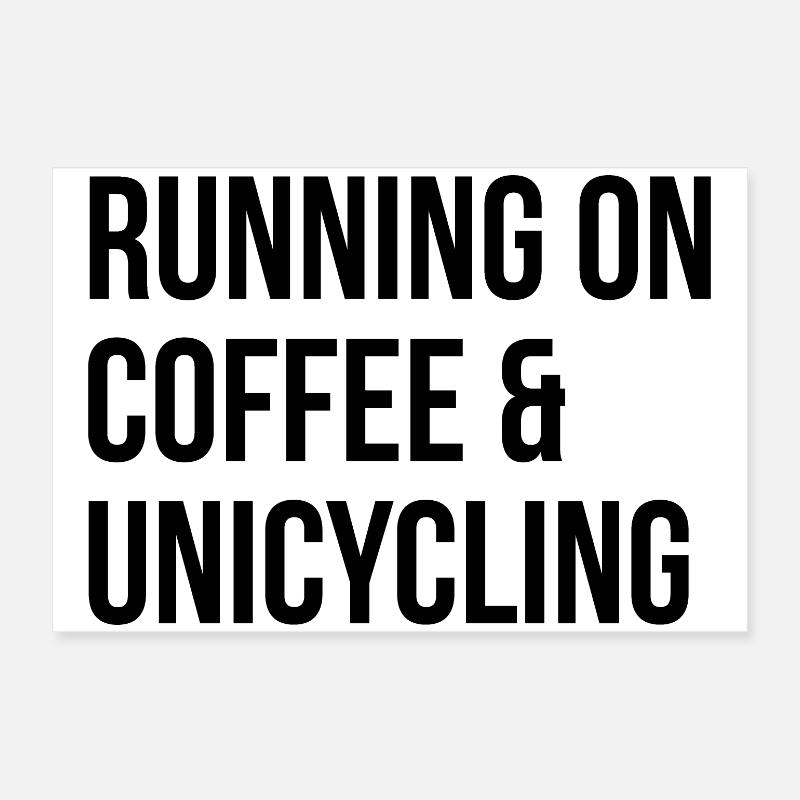 monocycle Poster 60 x 40 cm