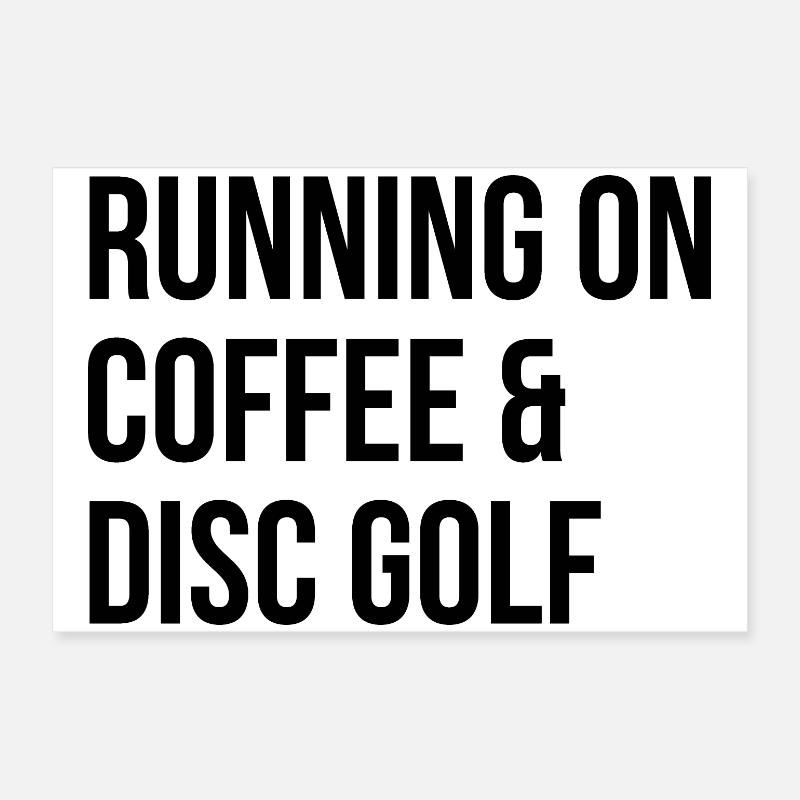 Disc Golf Disc Golf Poster 24" x 16" (60x40 cm)