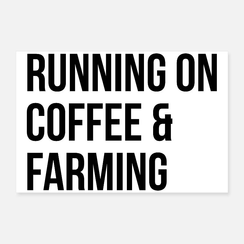Farming Poster 24" x 16" (60x40 cm)
