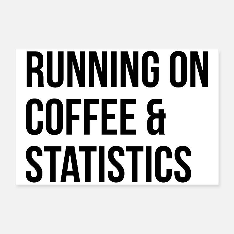 Statistik Poster 60x40 cm