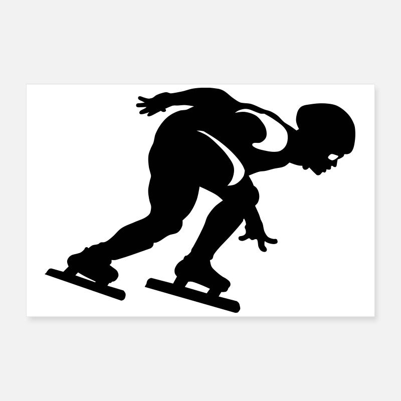 short track Poster 24" x 16" (60x40 cm)