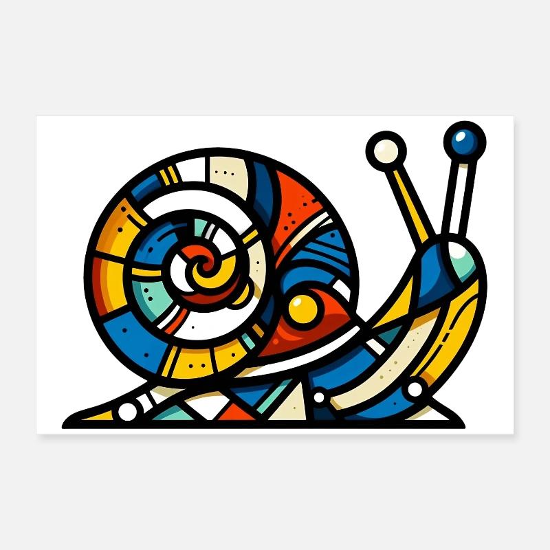 Escargot Poster 60 x 40 cm