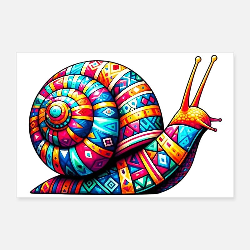 Snail Poster 24" x 16" (60x40 cm)