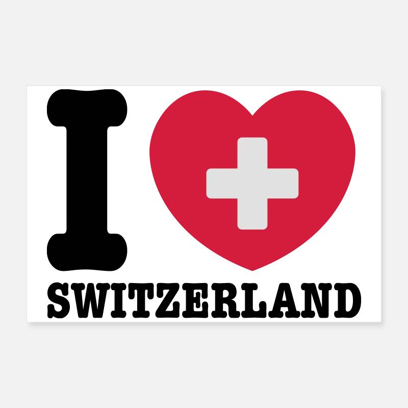 switzerland Poster 24" x 16" (60x40 cm)