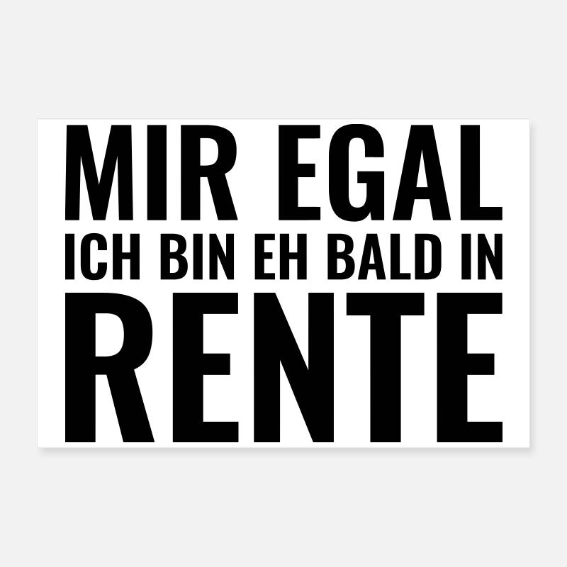 Rente Poster 60x40 cm