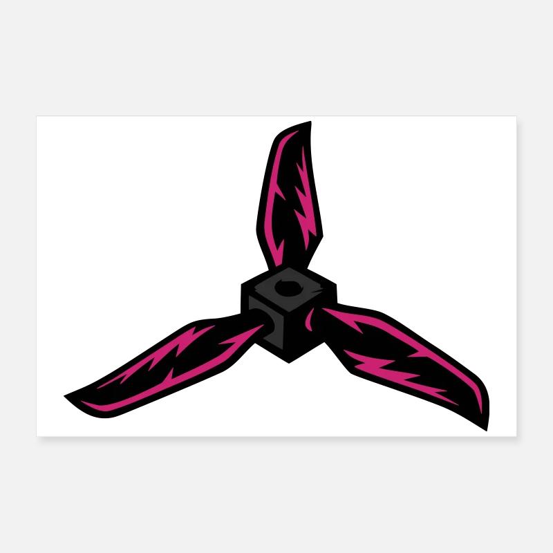 Drones Propeller FPV Racing RC Model Making Poster 24" x 16" (60x40 cm)