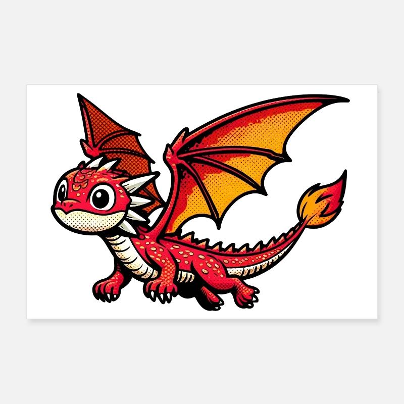 Dragon Poster 60 x 40 cm